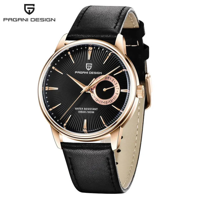 PAGANI DESIGN Top Brand Military Sports Quartz Watch Men's Business Casual Chronograph Luxury Men's Leather Watch Men's Watch