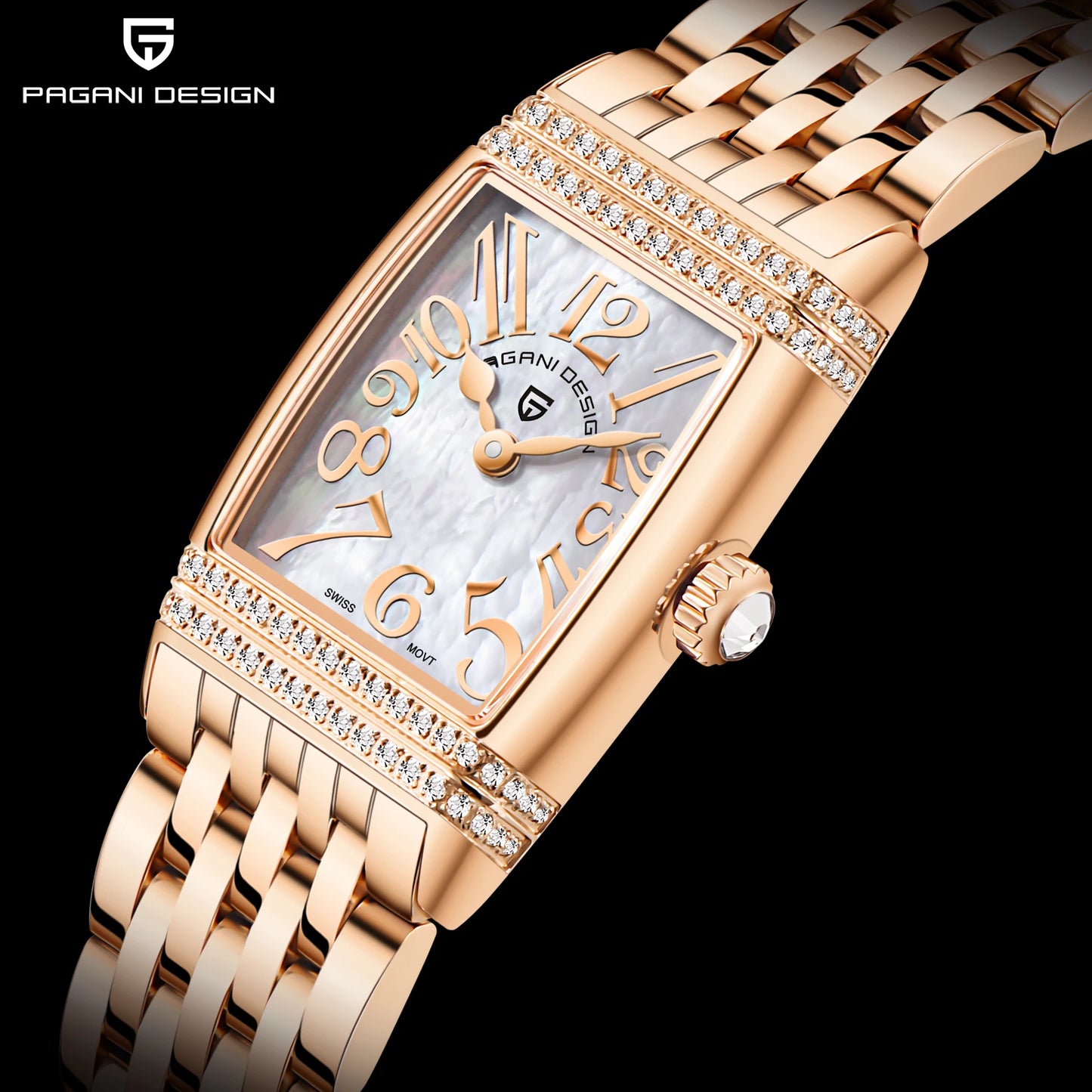 PAGANI DESIGN Women's Watches 2022 Top Brand Luxury Quartz Watch for Women Fashion Stainless Steel 50M Waterproof Sports Clock