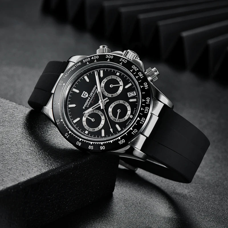 PAGANI DESIGN Men Automatic Watches Top Brand Luxury Quartz Watch For Men Chronograph Sapphire VK63 Wristwatch Reloj Hombre 2024