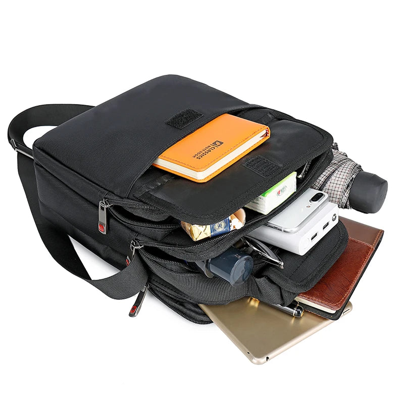 JANGEAR Men's Bag Totes Handbag Waterproof Heavy Protective Cotton Oxford Men Messenger Bags Shoulder Bag Male Business Work Bag