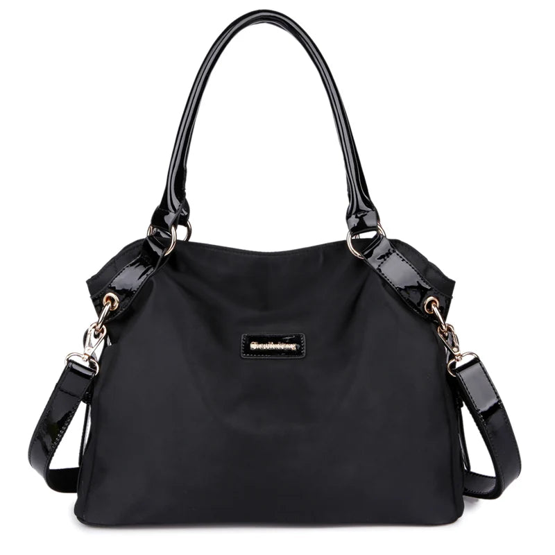Women's handbag vintage purple waterproof nylon oxford fabric travel tote shoulder bag ladies women Messenger Bag Crossbody Bags