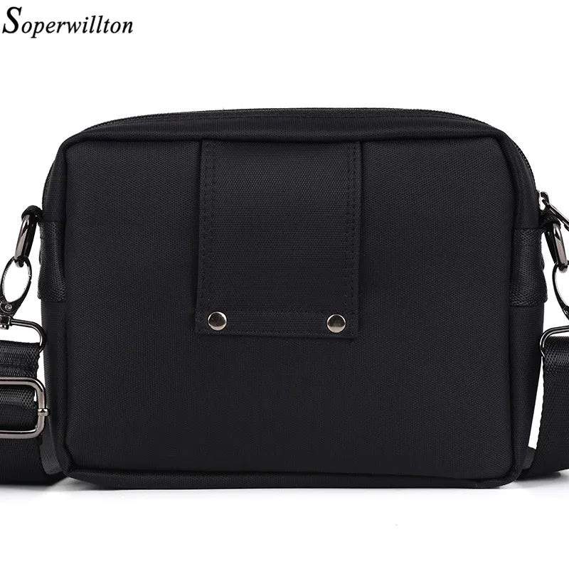 Soperwillton Men's Bag Male Shoulder Bag Oxford Messenger Horizontal Bag Crossbody Man Famous Brand Design Bolsa Masculina #1053