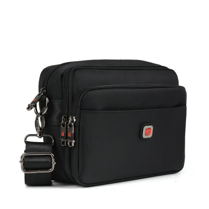 Soperwillton 2020 Men's Bag Shoulder Crossbody Messenger Bag Oxford Water-resistent Waist Packs Zipper Bag For Men Travel Bag