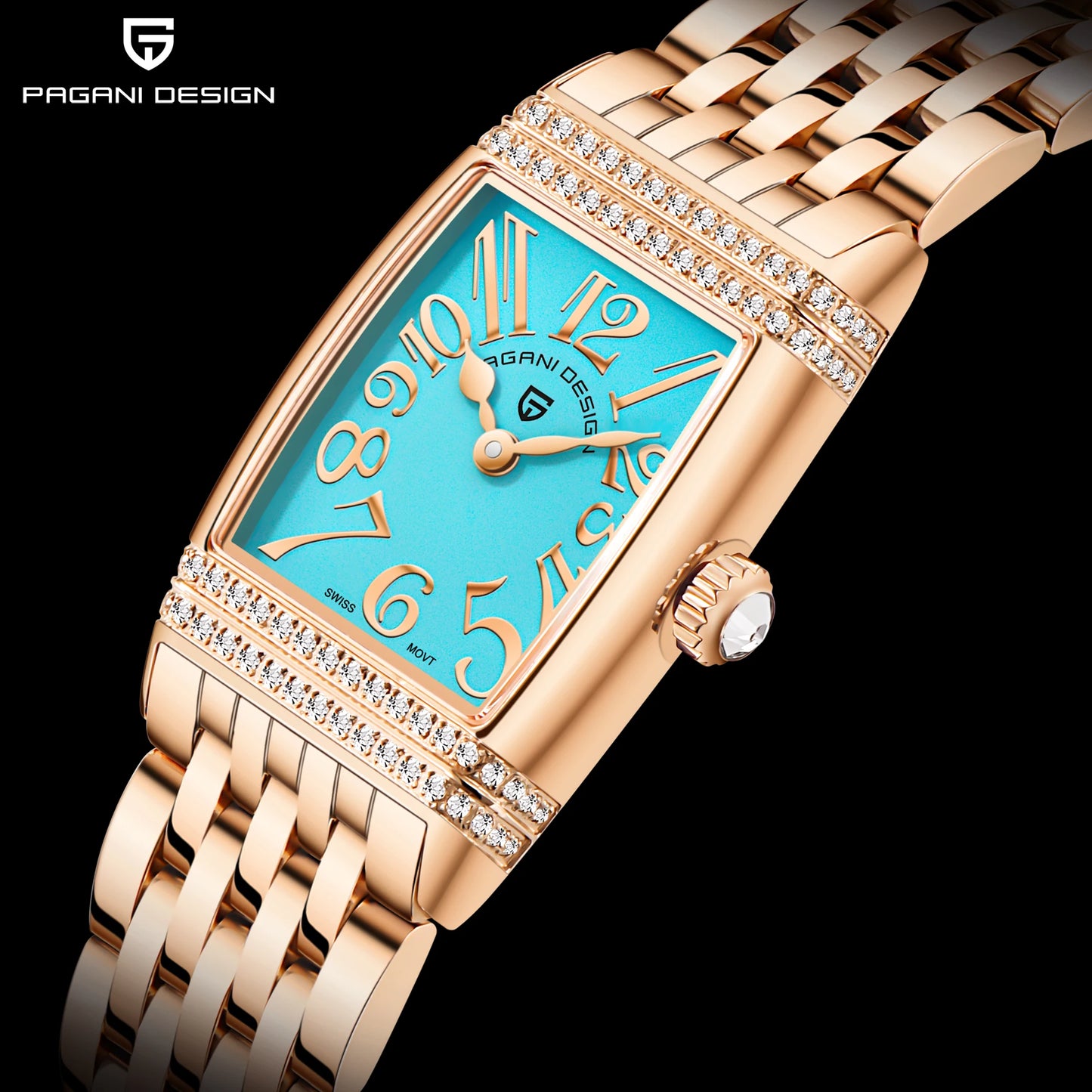 PAGANI DESIGN Women's Watches 2022 Top Brand Luxury Quartz Watch for Women Fashion Stainless Steel 50M Waterproof Sports Clock