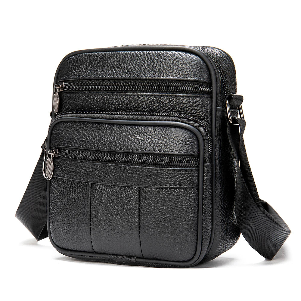MVA Men's Bags Genuine Leather Shoulder/Crossbody Bags For Men Messenger Bag Leather Men Handbag Casual New in bandolera hombre