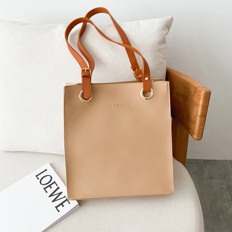 Fashion Ladies Large Capacity Handbags High Quality Leather Shoulder Bags Designer New Elegant Women Top Handle Tote Bag Female