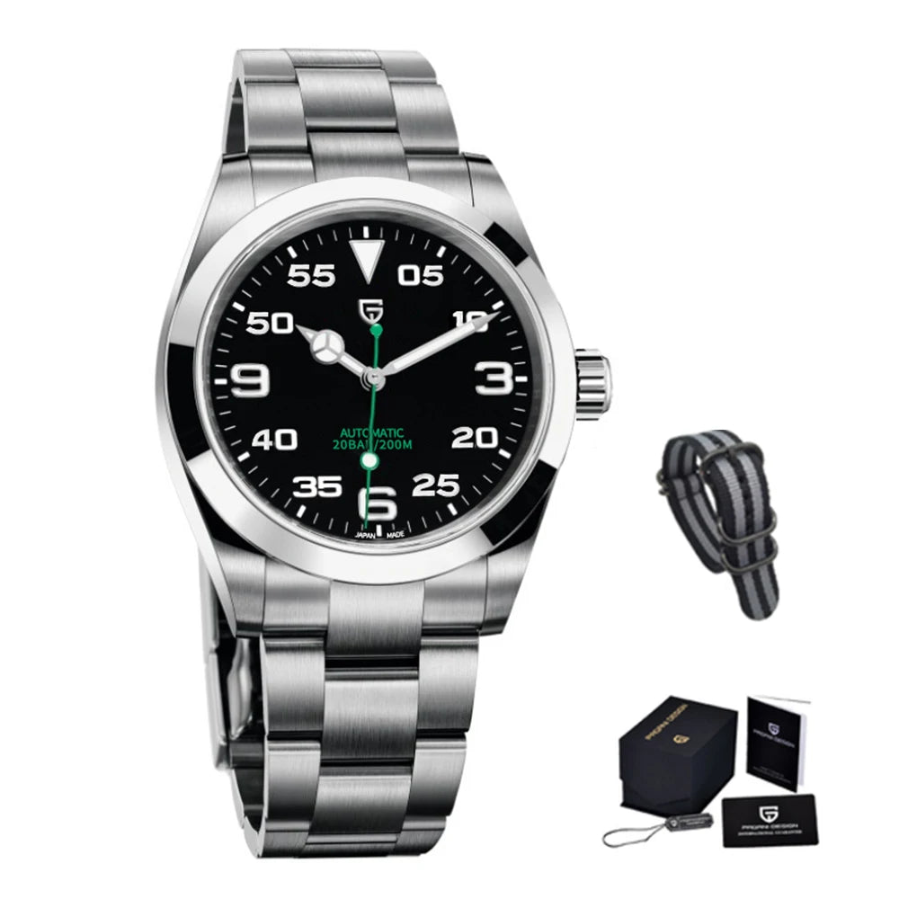 PAGANI DESIGN PD-1692 Men Mechanical Wristwatches Luxury Sapphire Glass AR Coated Automatic Watches 20bar Waterproof Watch Men