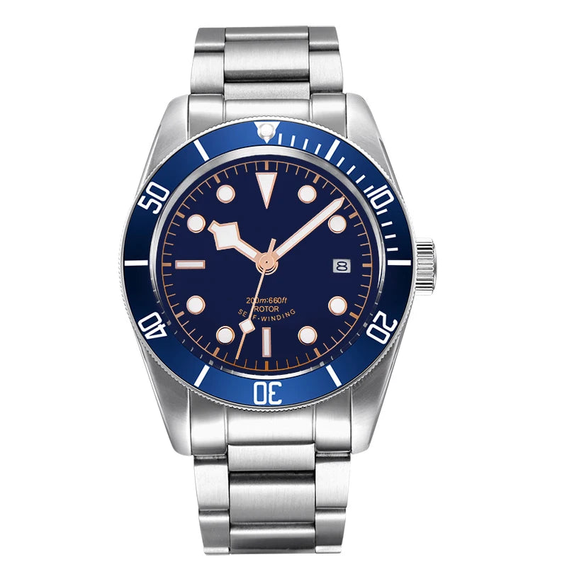 41MM Corgeut Men Mechanical Wristwatch Luxury nh35 Automatic Watches 100m waterproof Sapphire Glass Watch for Men Luminous Reloj