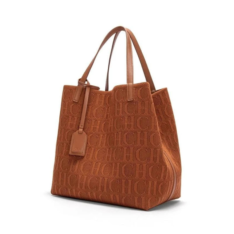 Women's Handbags Fashionable Classic Solid Color Outer Bag High Quality Craftsmanship Large Capacity Bag Carolina Herrera