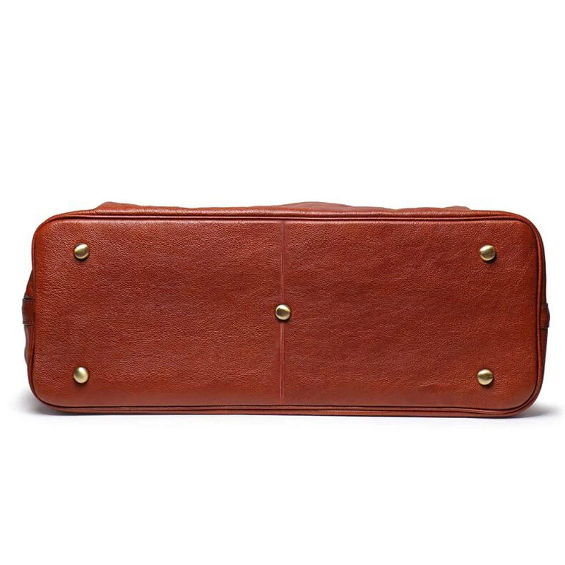 Luxury Cowhide Genuine Leather Travel Bag Men Duffel Bag Overnight Luggage Bag Carry On Large Weekend Shoulder Gym Bag Tote XY06