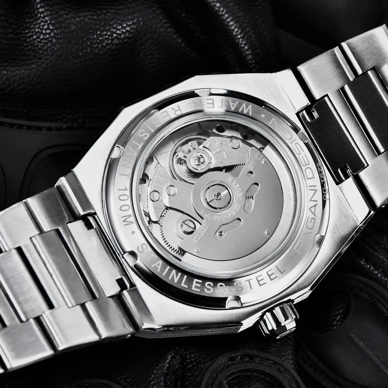 PAGANI DESIGN-Automatic Mechanical Watches for Men, Sapphire Glass AR Coating, Stainless Steel Clock, 40mm, YN55
