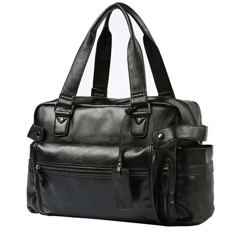 Tilorraine 2023 men bags shoulder crossbody handbag men's leather shoulder bags travel bag British retro style big crossbody