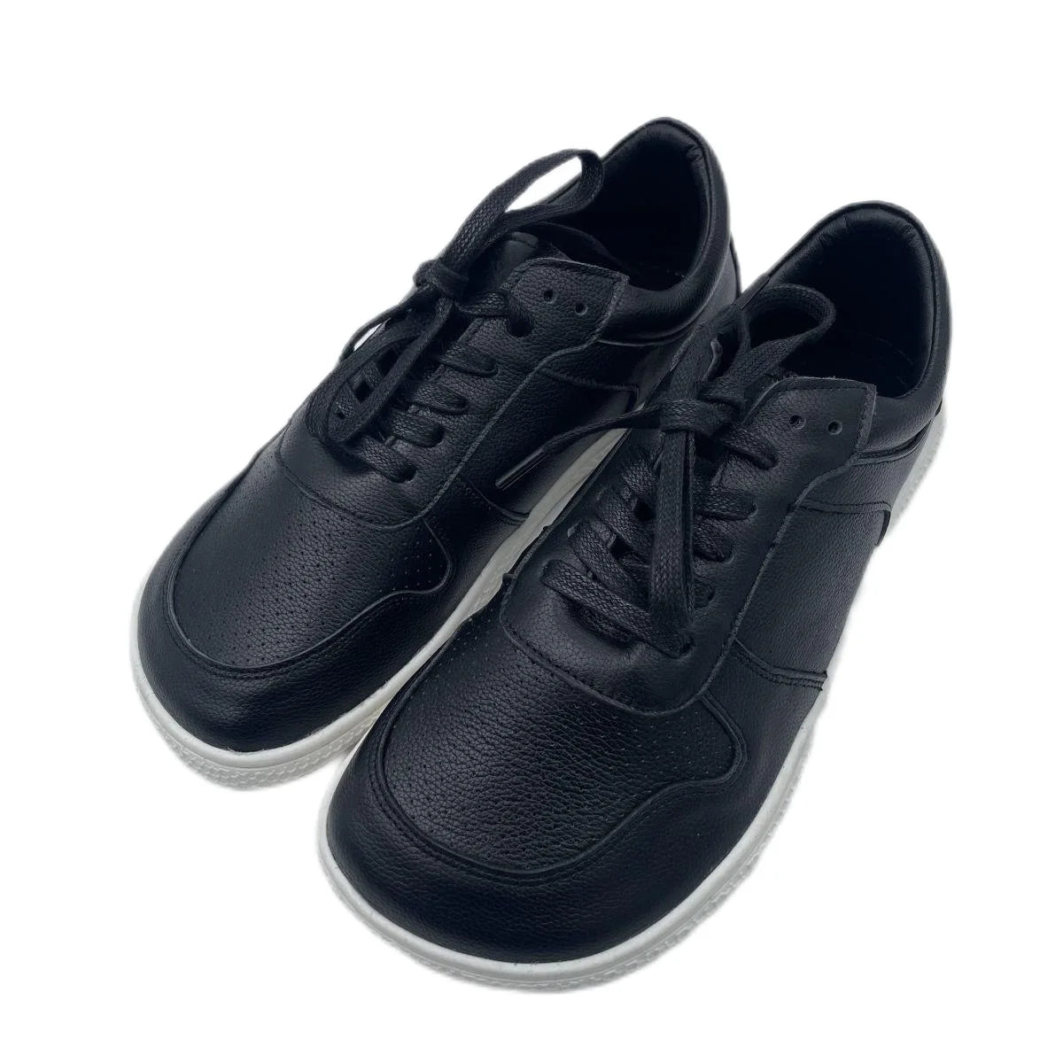 Tipsietoes 2025 Barefoot Genuine Leather Sneaker For Women Men Flat Soft Zero Drop Sole Wider Toe Box Flexible Light Weight