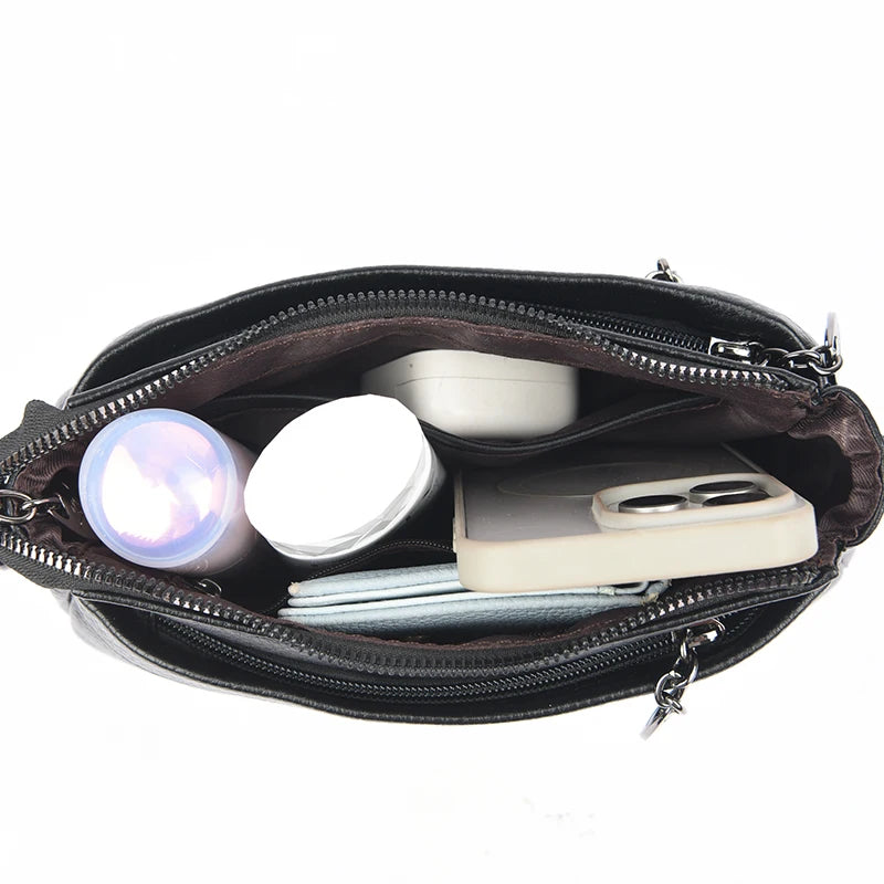 Genuine Pu Leather Luxury Handbags Women Bags Designer Crossbody Bags For Women 2025 Shoulder Bag Women Handbags Sac A Main