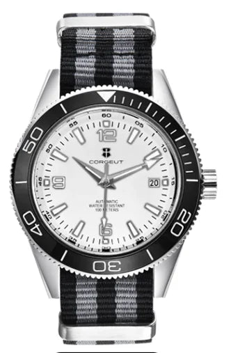Luxury Corgeut Men's Watch 41mm Ceramic Bezel Waterproof 100m Sapphire Mechanical Diver Military NH35 8215 Automatic RELOJ