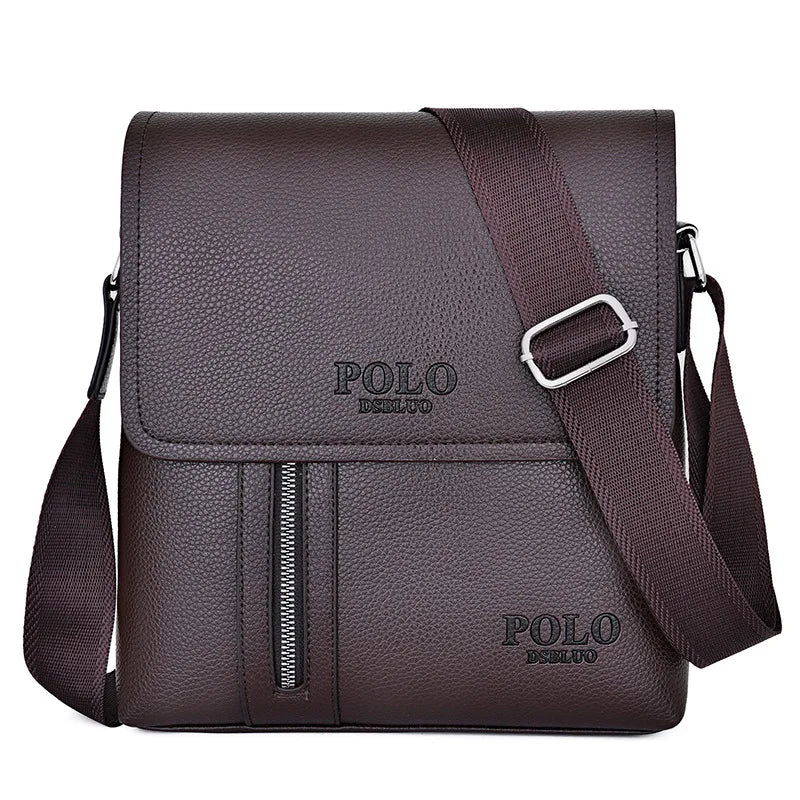 Luxury Men Boy Leather Shoulder Bag Big Capacity Crossbody Designer Messenger Bags Male Luxurious Brand Men's Small Handbag