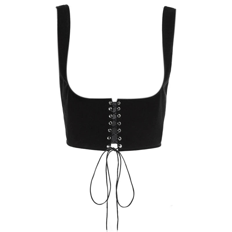 Women Elastic Underbust Corset Bustier Waist Training Cincher Adjustable Corsets