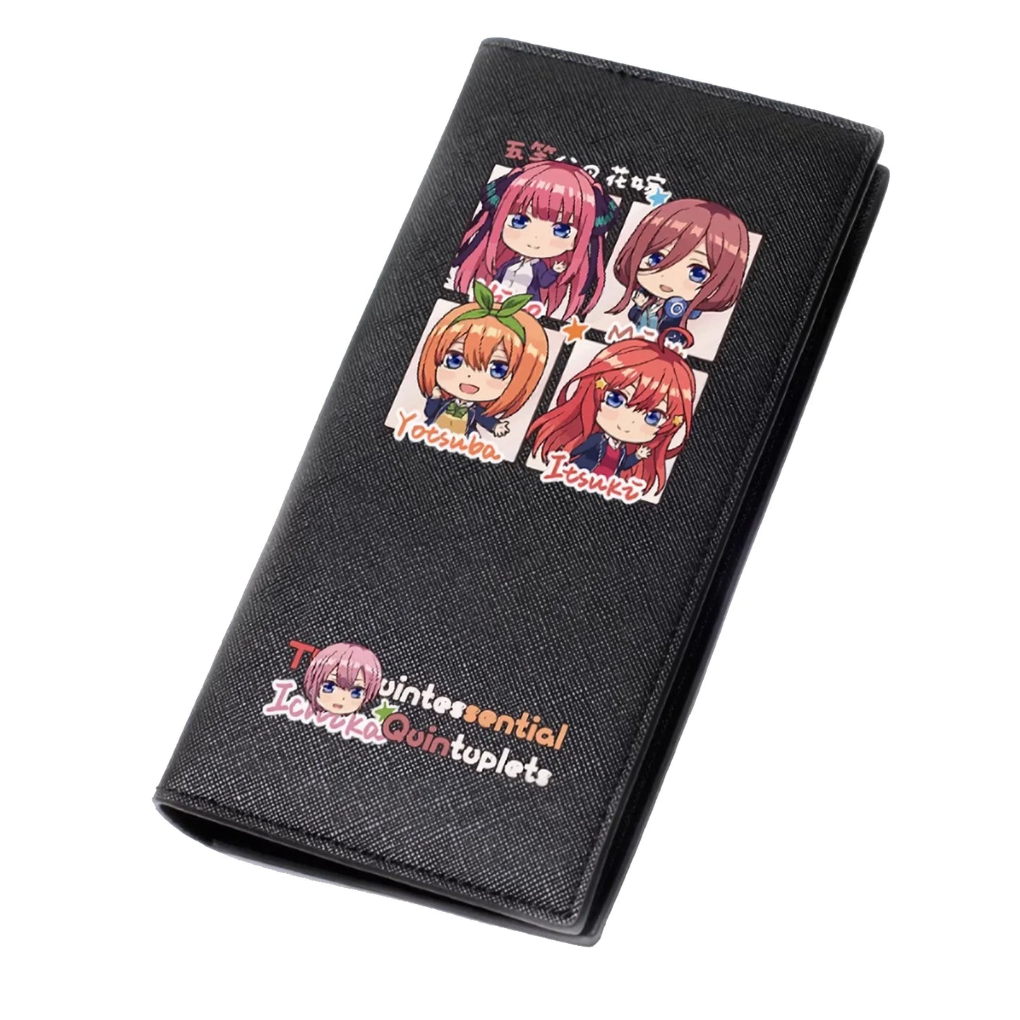 Hot Anime The Quintessential Quintuplets Nakano Miku Kawaii Women Long Purse Pu Leather Wallet ID Card Holder Girl Coin Purse