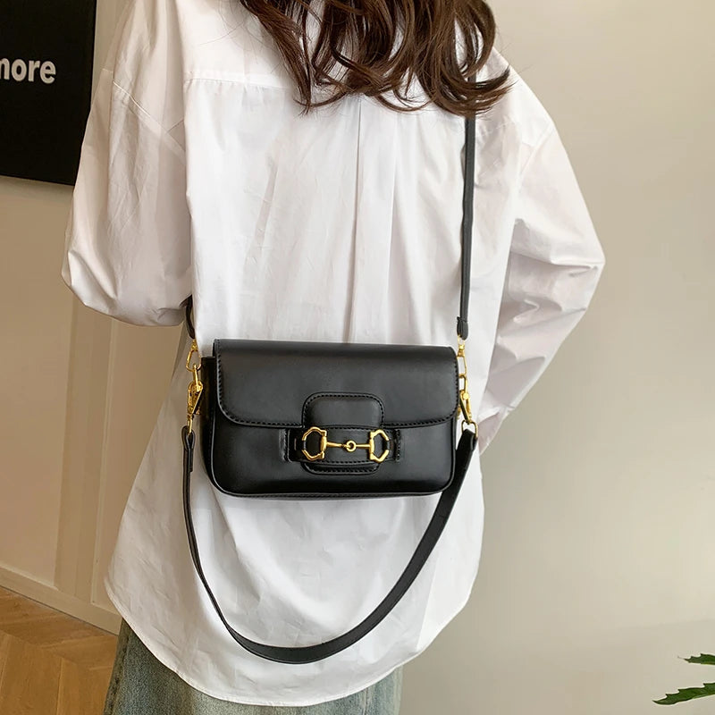 Elegant Leather Handbag For Women - Designer Crossbody Shoulder Bag Ladies Tote Premium Messenger Purse