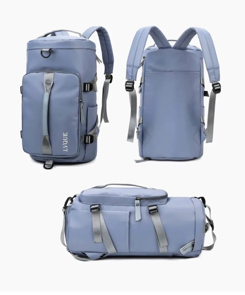 Travel Backpack Large Capacity Fashionable Portable Shoulder Sports Fitness Bag, Multifunctional Weekend Travel Storage Bag