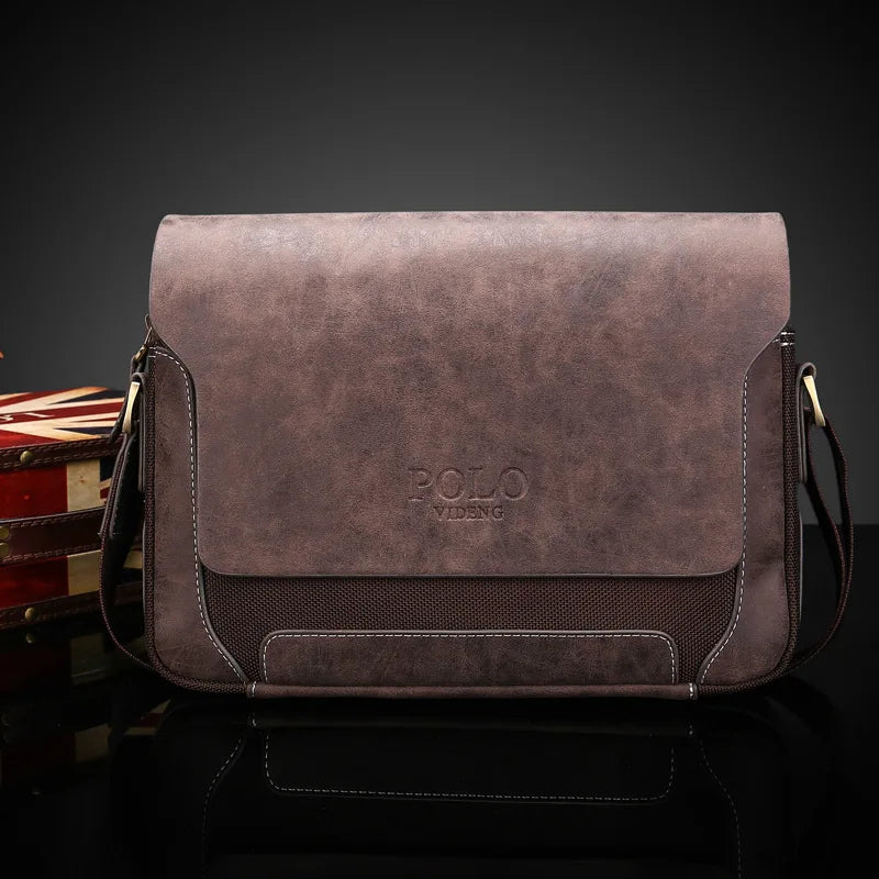 Luxury Men Boy Leather Shoulder Bag Husband Crossbody Designer Messenger Bags Pouch Brand Frosted cowhide Men's Handbag