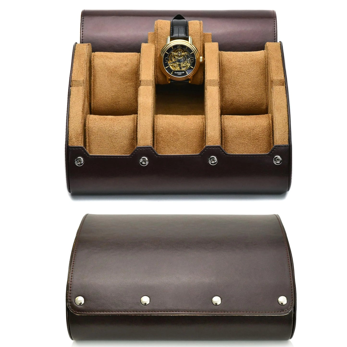 Watch Case Travel Organizer - Watch Roll Case - 3/6 Watch Case Display Storage - Watches Accessory Gift -Watch Organizer for Men