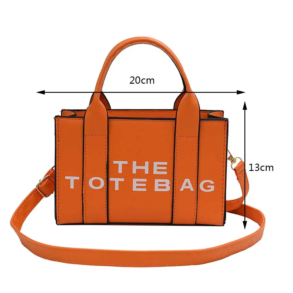 Patent Leather Shoulder Bag Fashion Letter Ladies Tote Bags Casual Adjustable Strap Simple Shiny Portable for Weekend Vacation