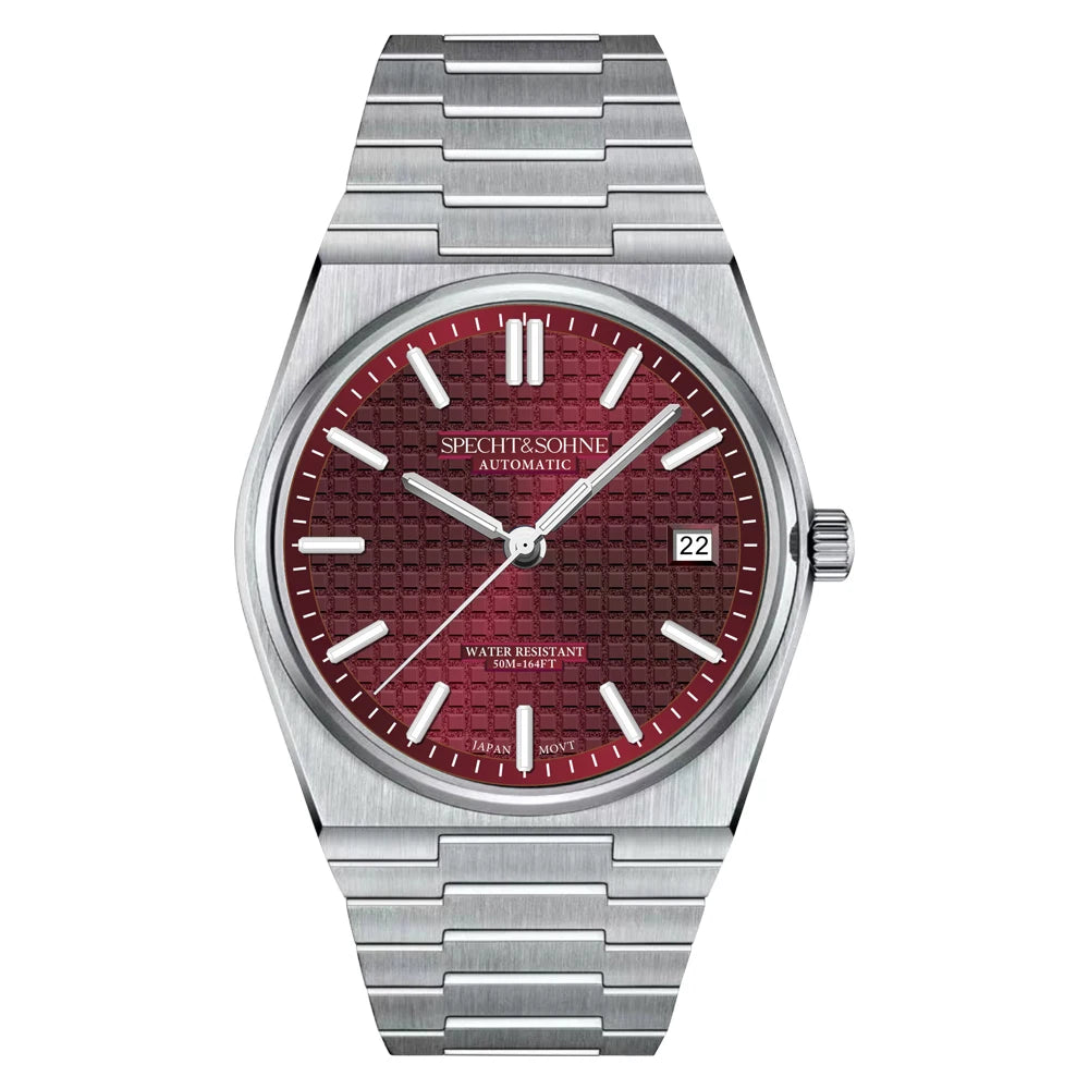 Specht&Sohne New Arrivals Men's Watch Miyota 8215 Automatic Mechanical Watches Stainless Steel 50M Waterproof Relogio Masculino