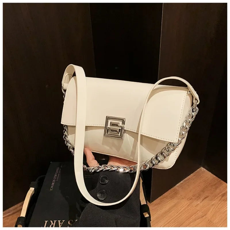 Women's Handbag Crossbody Messenger Elegant Classic Leather By Famous Designer Luxury Brand For Fashion Ladies