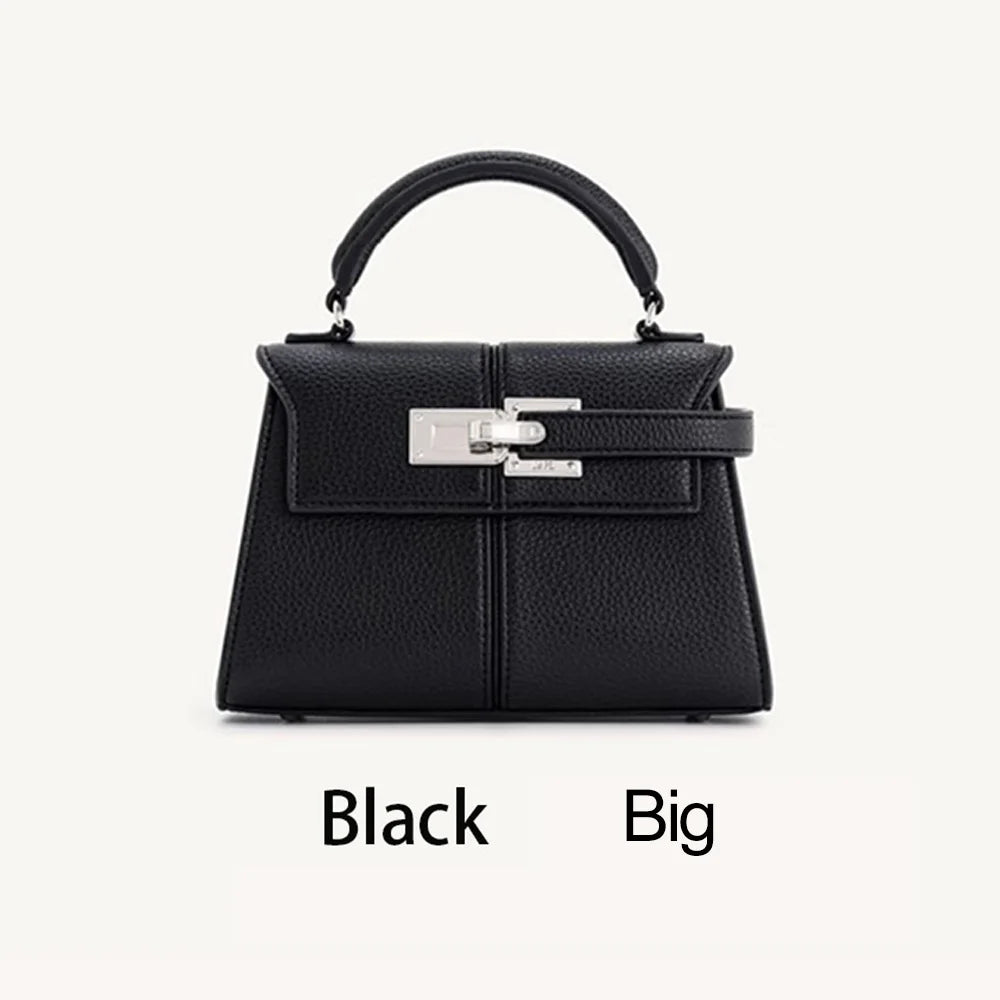 Women's Handbag 2025 Trapezoidal Leather Women's Bag Versatile Fashion Niche Handbag Denim Blue Tote Bag Small Crossbody bags