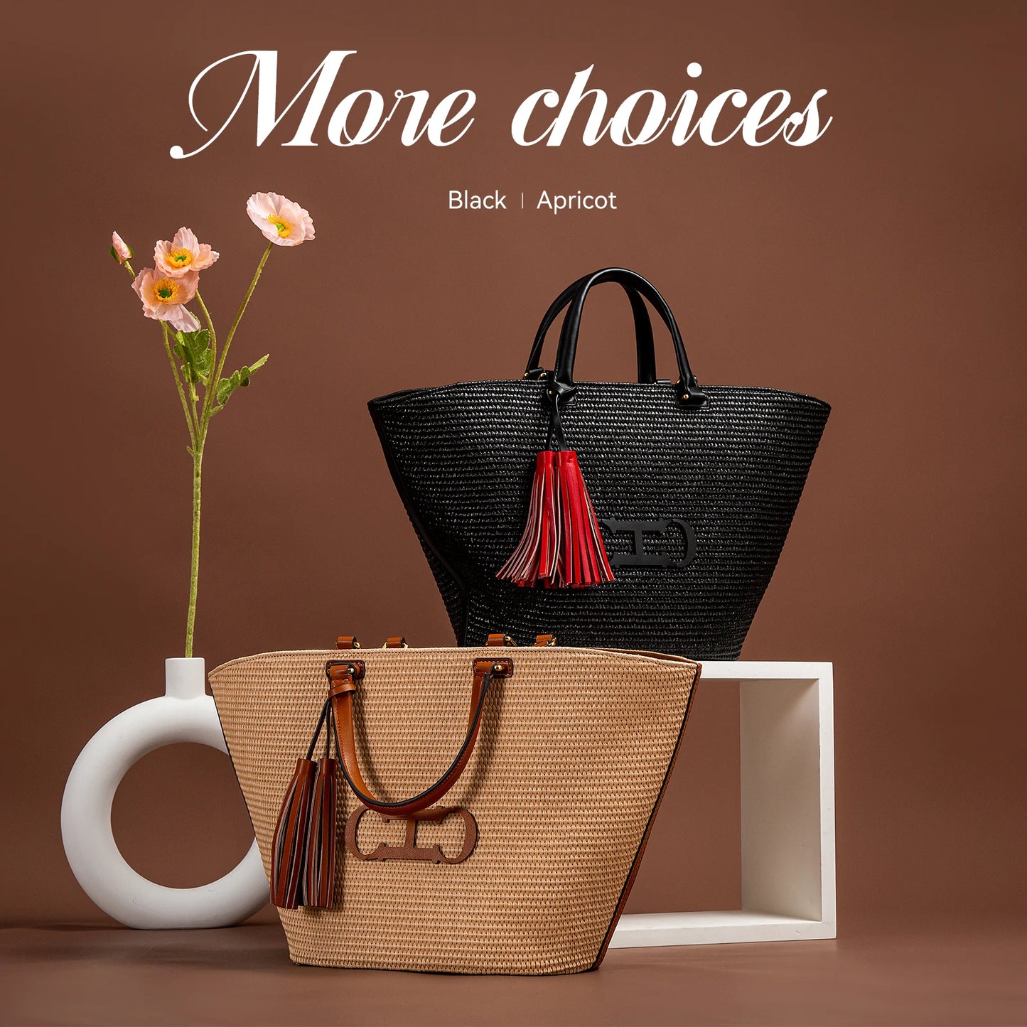 Fashionable Classic Handwoven Multi Functional Handbag Women's New Large Capacity Handbag