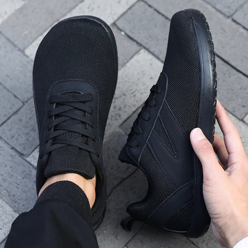 Men's Minimalist Barefoot Shoes with Zero Droplet Sole Wide Edition Fashion Sports Shoes Low Cut Walking, Running, Slow Running