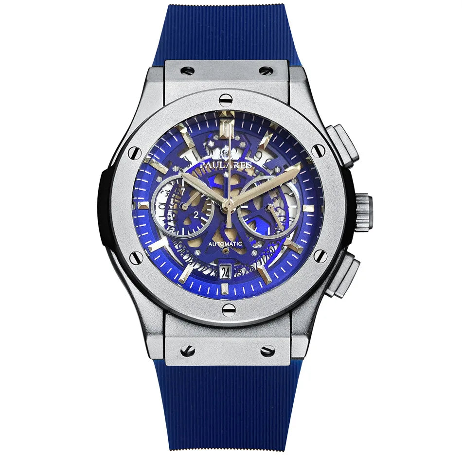 PAULAREIS P Brand Fashion Luxury Men's Quartz Watches Waterproof Luxury Watch Sport Clock Men Classic Business Wristwatch Male