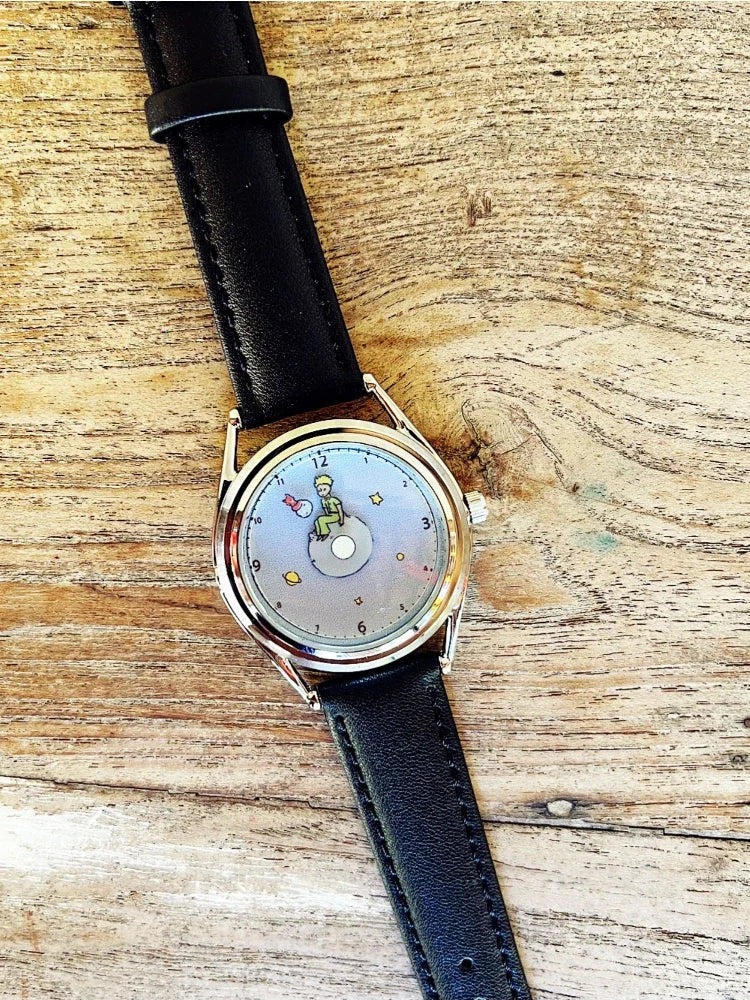Little Prince and Fox - Creative Design Casual Sport Watch Illustration Digital Scale Quartz Men's and women's watches