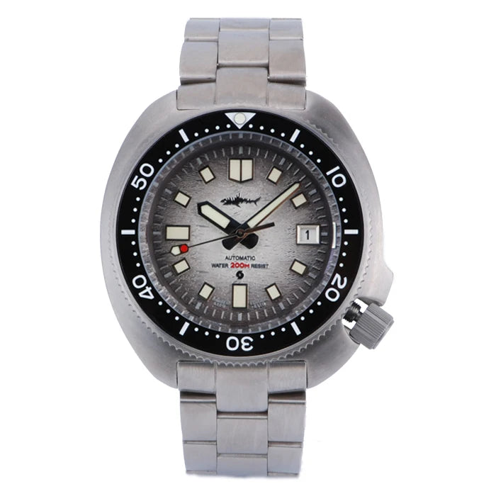 HEIMDALLR Turtle Men Diver Watch Titanium Case Sapphire Crystal NH35 Automatic Movement Mechanical Wristwatches Waterproof 20Bar