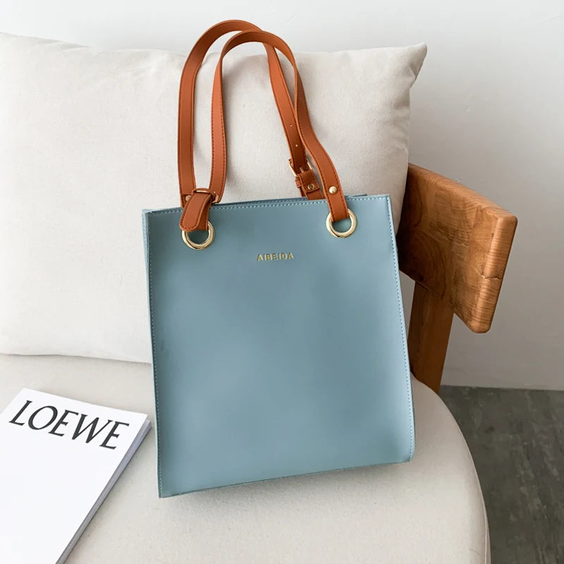 Fashion Ladies Large Capacity Handbags High Quality Leather Shoulder Bags Designer New Elegant Women Top Handle Tote Bag Female
