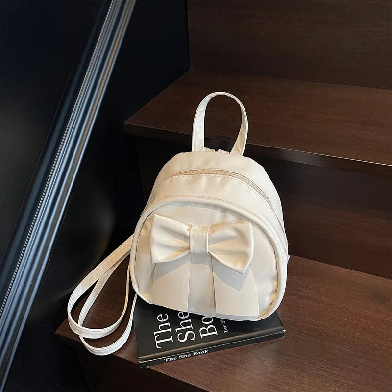 Textured Fashionable Bow Handbag Women's New Trendy Simple Underarm Shoulder Bag Large-capacity Commuter Women's Bag