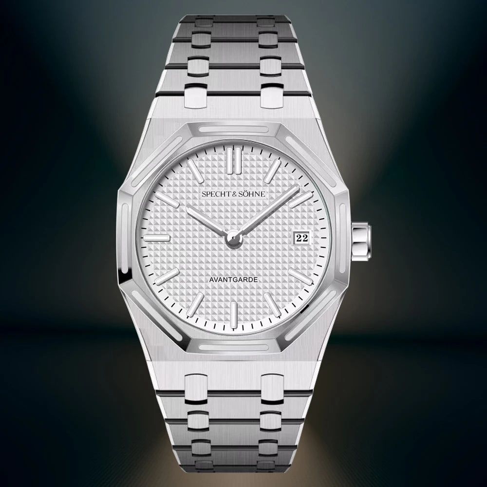2025 New Specht & Söhne 38mm Quartz Wristwatch For Men Luminous Sapphire Crystal Ultrathin Stainless Steel Watch 50M Waterproof