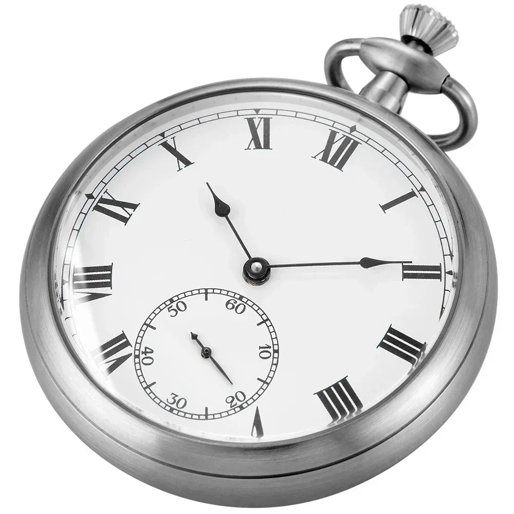 Luxury High Quality Full Steel Imperial Pocket Watch Mechanical Wind Up Vintage Antique Clock Honed Stainless Original Box Reloj