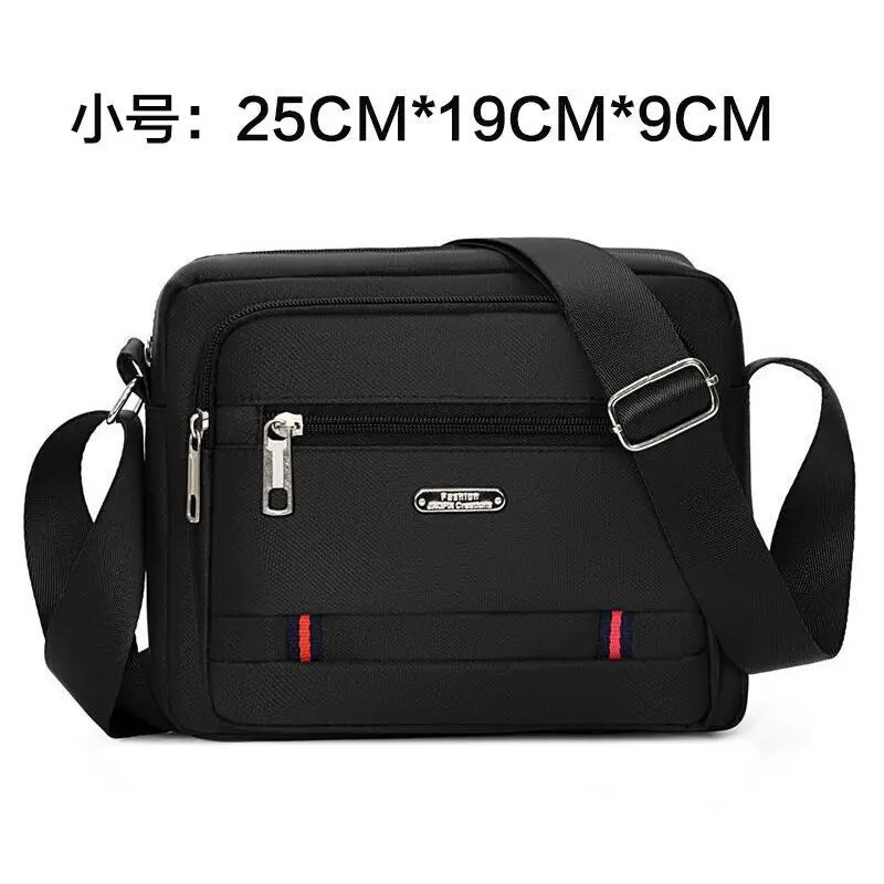 2025 New Men Bag Large-capacity Leisure Messenger Bag Waterproof Shoulder Bag Business Travel Bag Men
