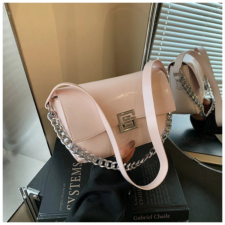 Women's Handbag Crossbody Messenger Elegant Classic Leather By Famous Designer Luxury Brand For Fashion Ladies