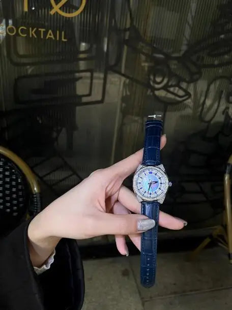 2025latest full diamond ladies watch light luxury niche high-end large dial high-end female fashion watch