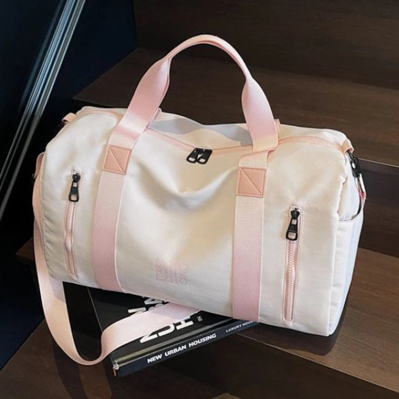 Fashion Travel Bags For Women Large Capacity Men's Sports bag Waterproof Weekend Sac Voyage Female Messenger Bag Dry And Wet