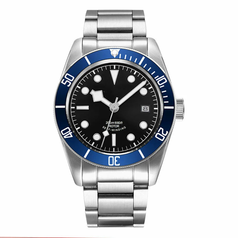 41MM Corgeut Men Mechanical Wristwatch Luxury nh35 Automatic Watches 100m waterproof Sapphire Glass Watch for Men Luminous Reloj