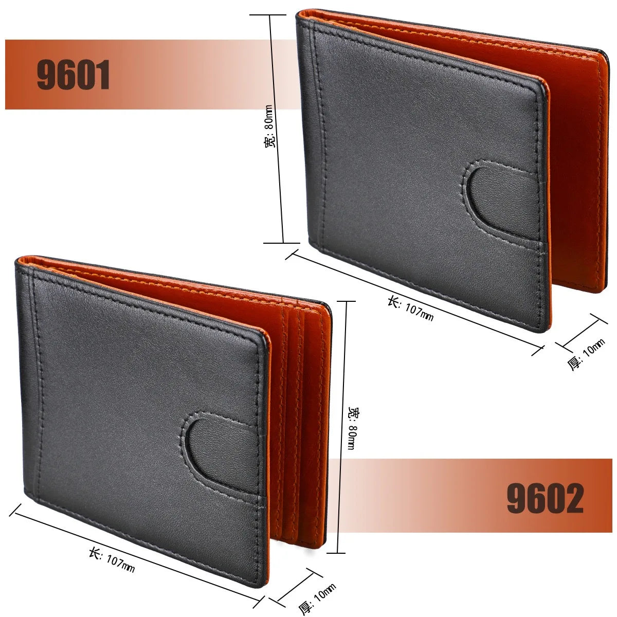 hot sale RFID geniune leather short slim wallets men high quality ID credit card holders small mini wallets money clip for woman