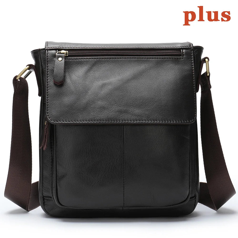WESTAL Men's Bags Genuine Leather Messenger Bag Crossbody Shoulder Bags For Male Casual Handbag Men Sling Pack For Work Business