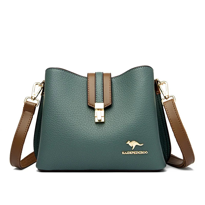 Women Bags Designer Handbags Casual Leather Cowhide High Capacity Shoulder Crossbody Bags for Women 2022 The New Luxury Handbags