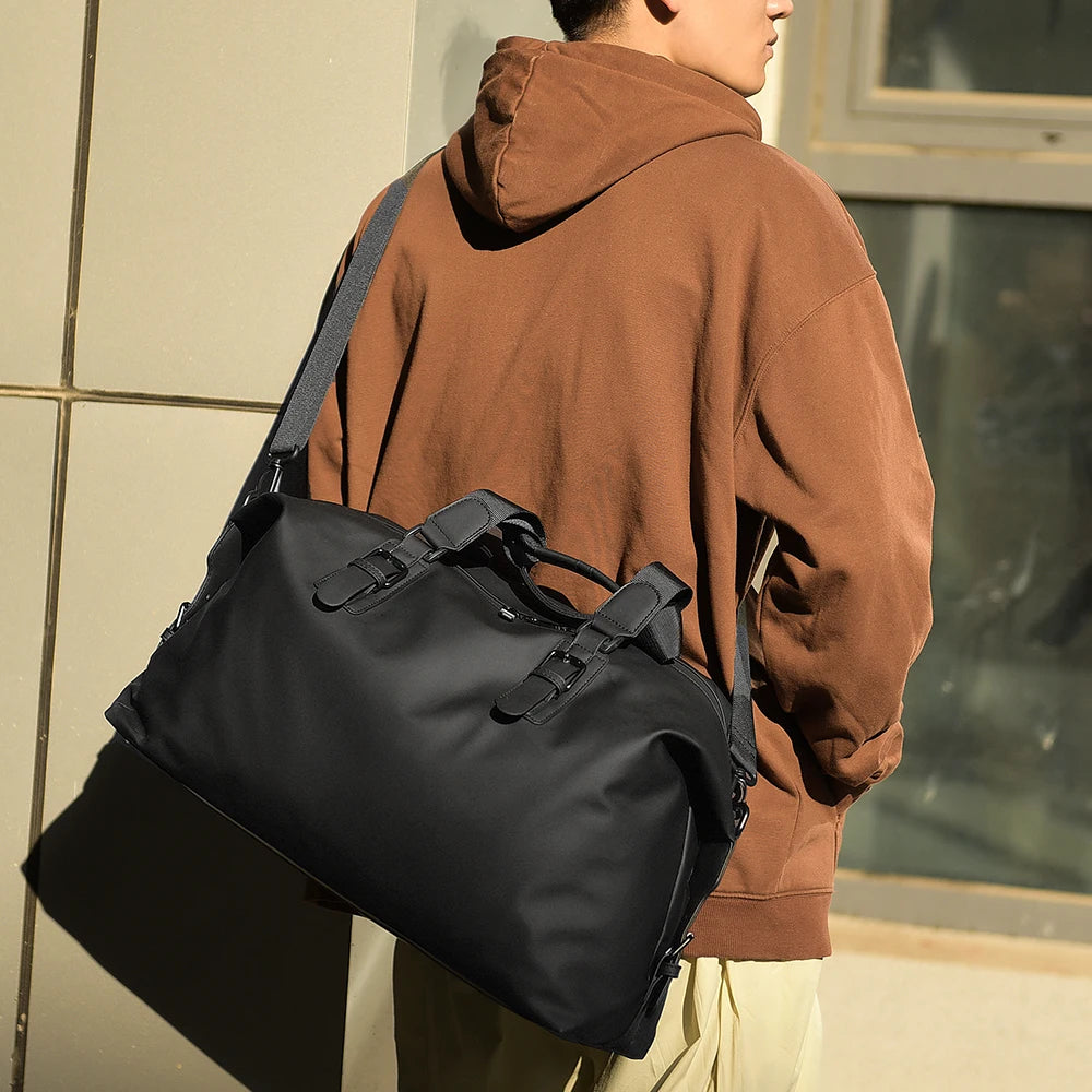Men’s Duffle Bag Travel Duffel Bag Durable Sports Bag Stylish Handbag for Gym Weekend Trip Daily Use