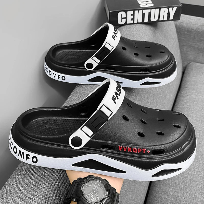 Couple Men's and Women's Summer Outer Wear Breathable Beach Shoes Baotou Casual Sports Sandals