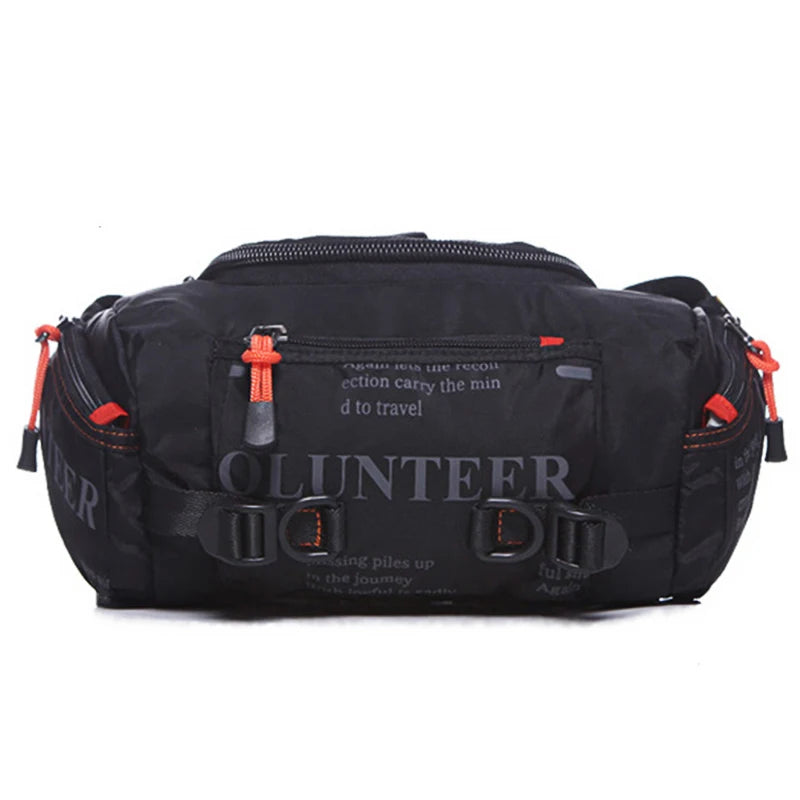 Waterproof Men Waist Chest Pack Hip Bum Travel Multi-Function Pouch Pocket Casual Male Oxford Belt Shoulder Messenger Fanny Bag
